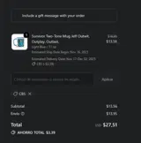 CBS coupon verification screenshot
