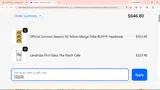 TDS20 coupon verification screenshot