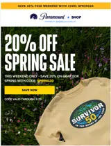 SPRING20 coupon verification screenshot