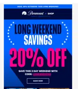 LONGWEEKEND coupon verification screenshot