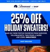 sweater25 coupon verification screenshot