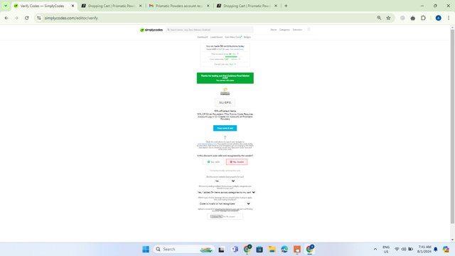 Parcel2Go checkout page showing Parcel2Go promo code box | Screenshot taken by SimplyCodes community member on Aug 11, 2024