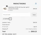 GET5OFF coupon verification screenshot