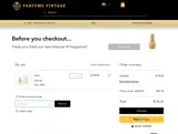 Parfums Vintage coupon verification screenshot