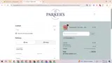 Parker's Great British Institution coupon verification screenshot