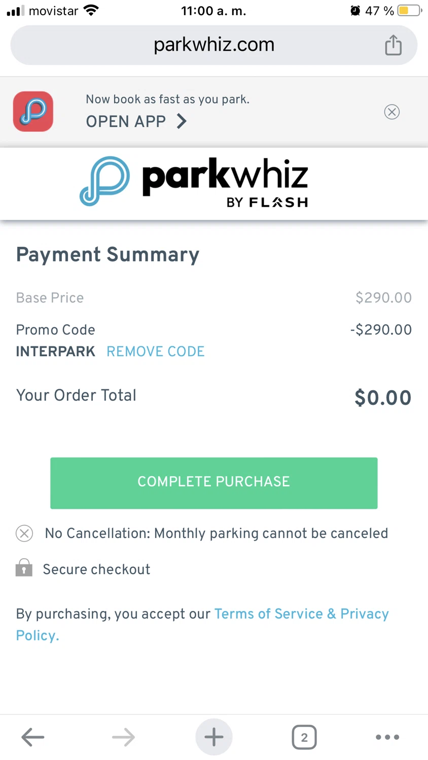 how to use ParkWhiz.com coupons