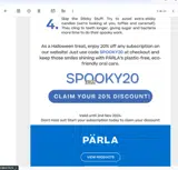 PÄRLA Toothpaste Tablets coupon verification screenshot