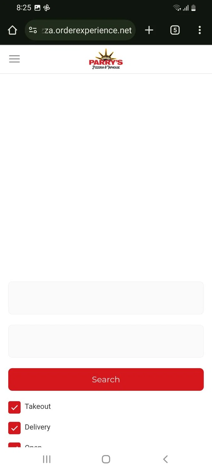 Parry's Pizza coupon code screenshot showing code PUMPKINBITES applied at Parry's Pizza checkout page. Uploaded by SimplyCodes community member tulioriera on Mar 27, 2025