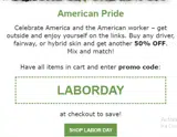 LABORDAY coupon verification screenshot