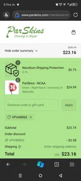 VPV4RR65 coupon verification screenshot