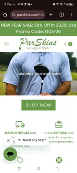 Golf26 coupon verification screenshot