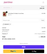 ARIANE15 coupon verification screenshot