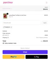 PAIGES15 coupon verification screenshot