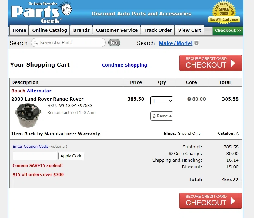 Parts Geek Coupon Codes - 25% Off Coupons Jan 2025