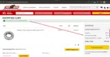 PartsHawk coupon verification screenshot