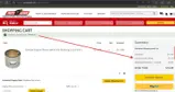 PartsHawk coupon verification screenshot