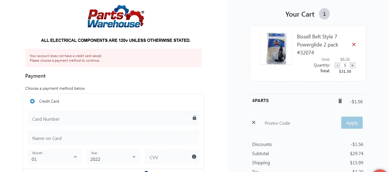 Parts Warehouse Coupon Codes 5 Off October 2024