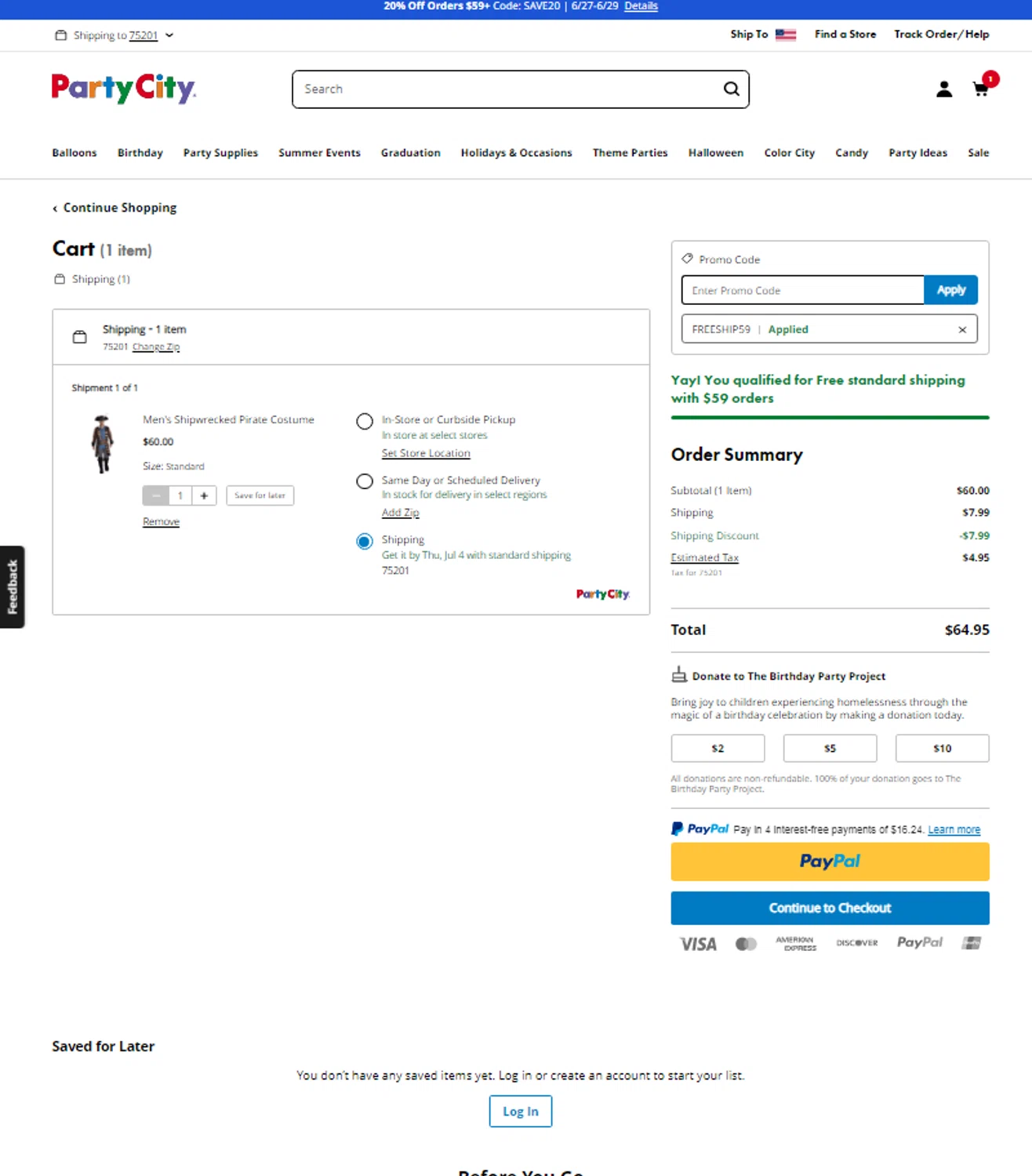 Party City Coupons 20 Off October 2024