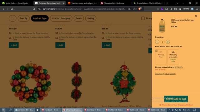 Party City checkout page showing Party City promo code box | Screenshot taken by SimplyCodes community member on Dec 17, 2024