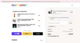 Party Expert US coupon verification screenshot