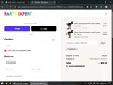Party Expert US coupon verification screenshot