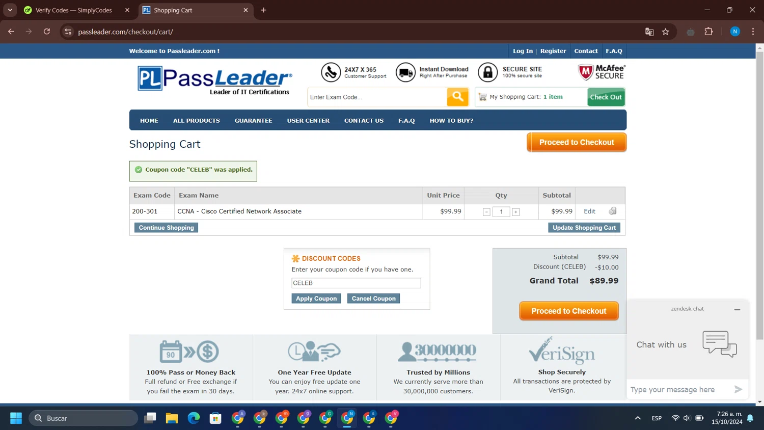 how to use PassLeader coupons