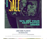 FLASH15 coupon verification screenshot