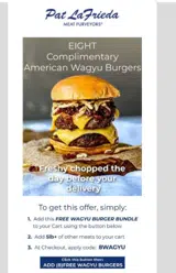 8WAGYU coupon verification screenshot