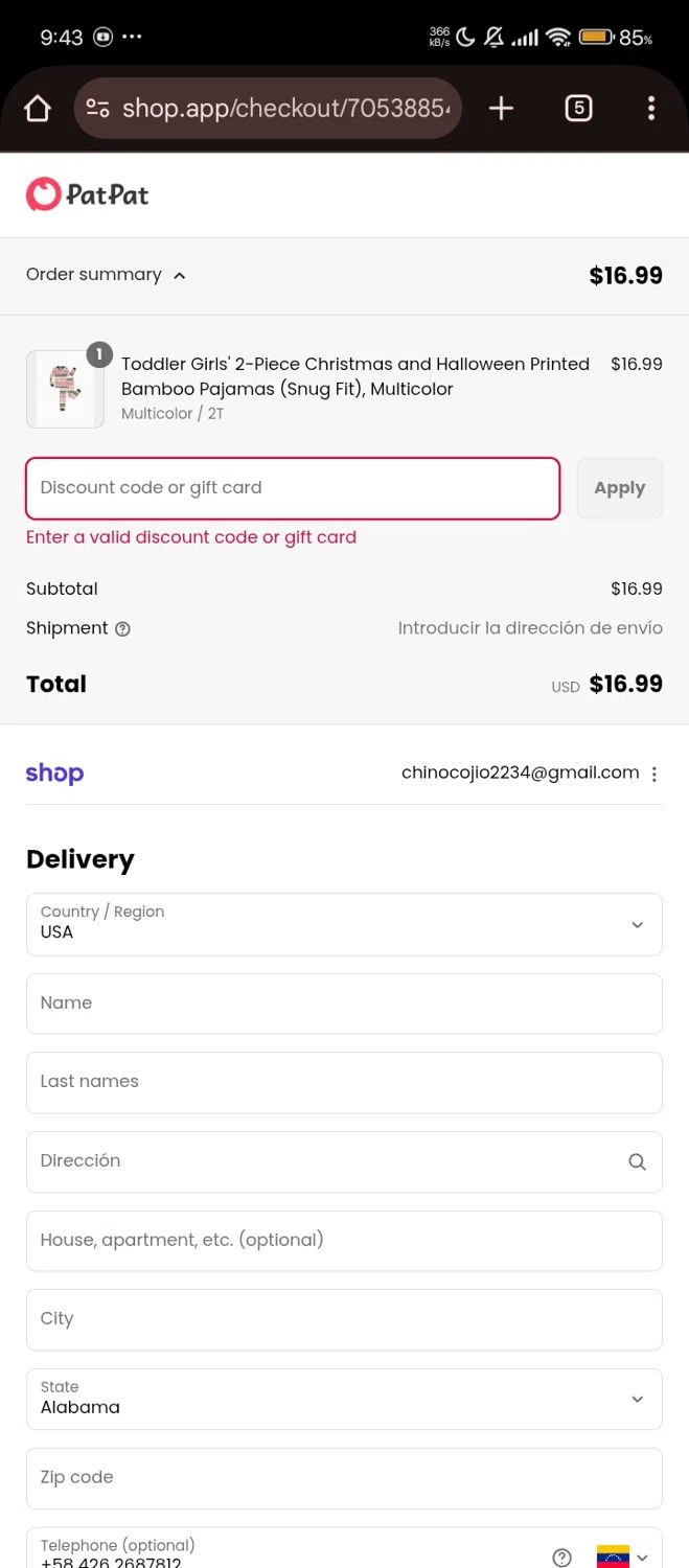 Patpat US promo code screenshot showing code BAMBOO15AFF applied at Patpat US checkout page. Uploaded by SimplyCodes community member Jutdcv on Sep 12, 2025