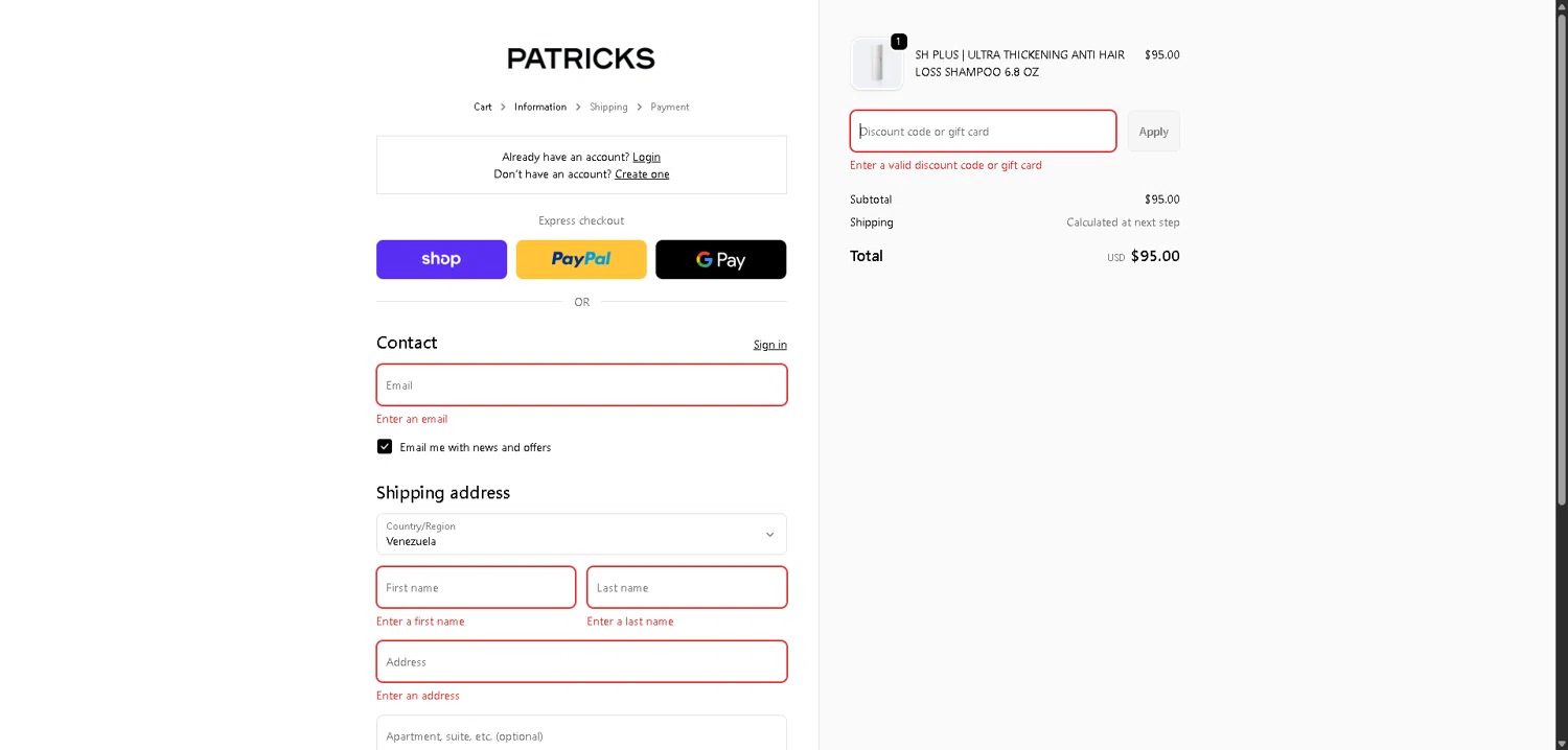 Patricks US promo code screenshot showing code UPTO12 applied at Patricks US checkout page. Uploaded by SimplyCodes community member BargainCurator5453 on Dec 5, 2025