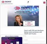 Patriot Mobile coupon verification screenshot