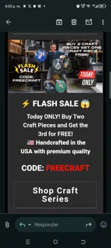 Patriot Mobile coupon verification screenshot