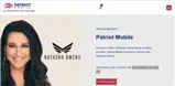 Patriot Mobile coupon verification screenshot