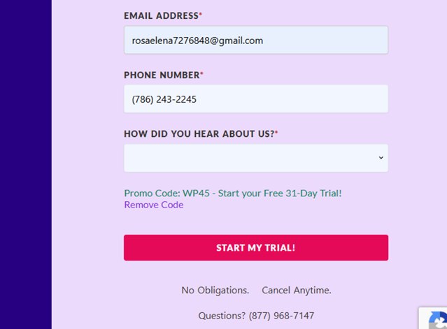 Patriot Software checkout page showing Patriot Software promo code box | Screenshot taken by SimplyCodes community member on May 1, 2025