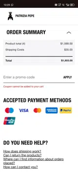 15FORYOU coupon verification screenshot