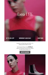 EXTRA15 coupon verification screenshot