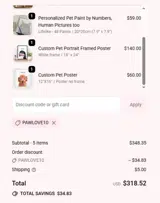 Paw Gifty coupon verification screenshot