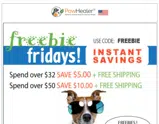 freebie coupon verification screenshot