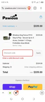 dogday15 coupon verification screenshot