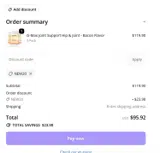 PawLabs coupon verification screenshot