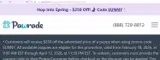 Pawrade coupon verification screenshot