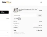 PAW10 coupon verification screenshot