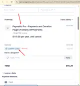 LoveWP coupon verification screenshot