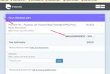 NINJASURPRISE20 coupon verification screenshot