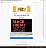 PB2BFCM20 coupon verification screenshot