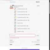 PBCo. coupon verification screenshot