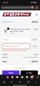 FANS25 coupon verification screenshot