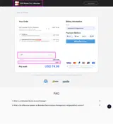 DPF coupon verification screenshot