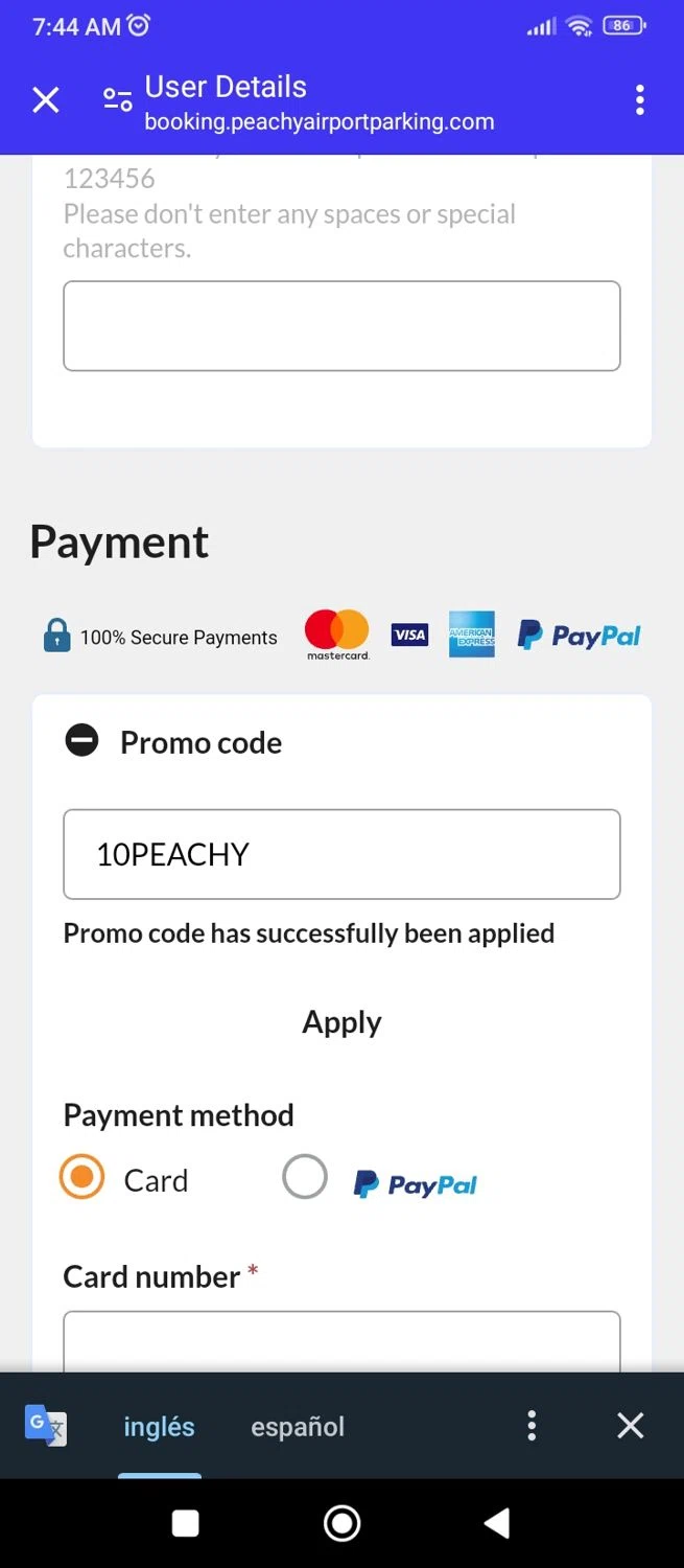 Peachy Airport Parking Coupons 20 Off Promo Codes in August 2024