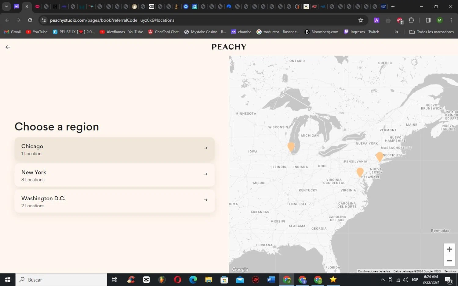 Peachy Studio checkout page showing Peachy Studio promo code box | Screenshot taken by SimplyCodes community member on Mar 22, 2024